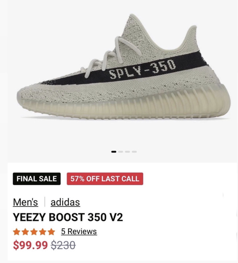 YEEZY BOOST 350 V2 deal